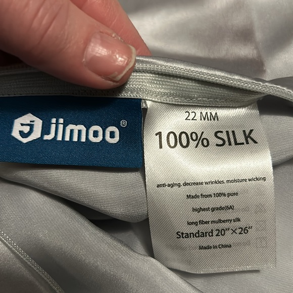 Jimoo 100% silk pillow case 22mm - Picture 4 of 6